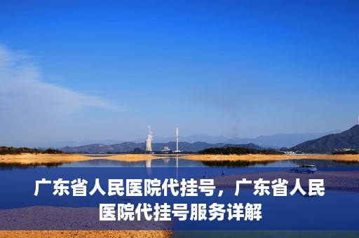 广东省人民医院代挂号，广东省人民医院代挂号服务详解