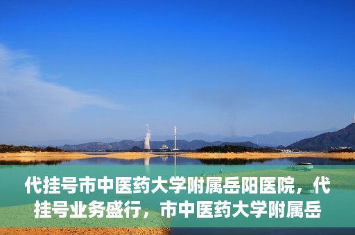 代挂号市中医药大学附属岳阳医院，代挂号业务盛行，市中医药大学附属岳阳医院如何应对挑战？