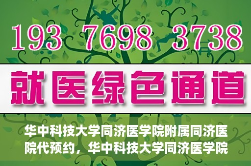 华中科技大学同济医学院附属同济医院代预约，华中科技大学同济医学院附属同济医院便捷预约服务解析