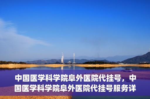 中国医学科学院阜外医院代挂号，中国医学科学院阜外医院代挂号服务详解
