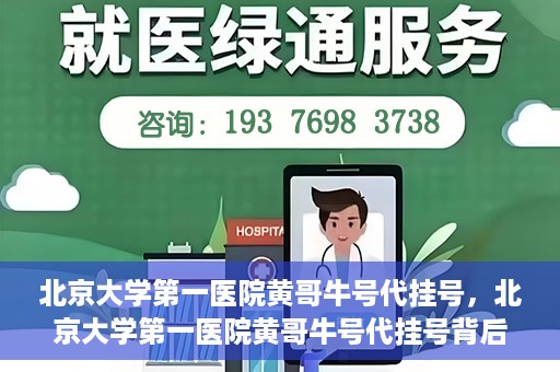 北京大学第一医院黄哥牛号代挂号，北京大学第一医院黄哥牛号代挂号背后的故事与真相探索