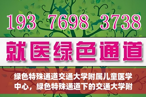 绿色特殊通道交通大学附属儿童医学中心，绿色特殊通道下的交通大学附属儿童医学中心探索