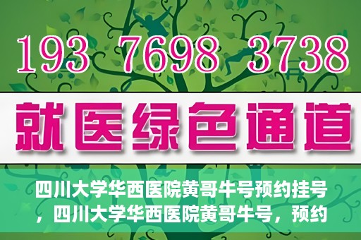 四川大学华西医院黄哥牛号预约挂号，四川大学华西医院黄哥牛号，预约挂号攻略与指南