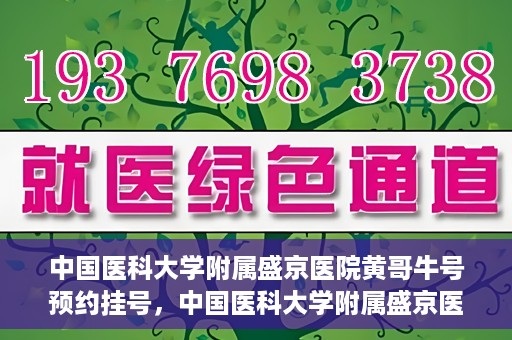 中国医科大学附属盛京医院黄哥牛号预约挂号，中国医科大学附属盛京医院黄哥牛号，预约挂号指南