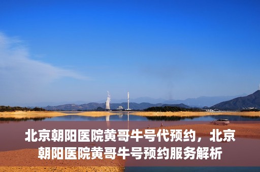 北京朝阳医院黄哥牛号代预约，北京朝阳医院黄哥牛号预约服务解析