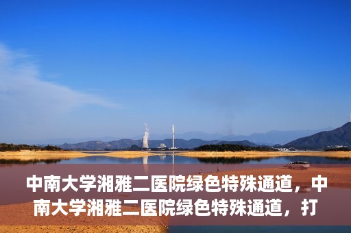 中南大学湘雅二医院绿色特殊通道，中南大学湘雅二医院绿色特殊通道，打造高效医疗服务的先锋典范